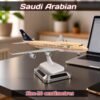 20 cm Metal SAUDI ARABIAN Aircraft with Rotating Stand(Air-712)