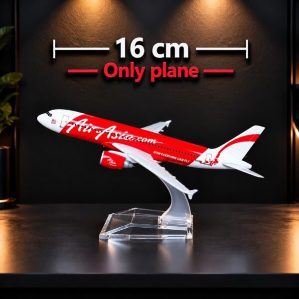 16 cm Only Metal AIR ASIA.COM Aircraft-(Air-727)